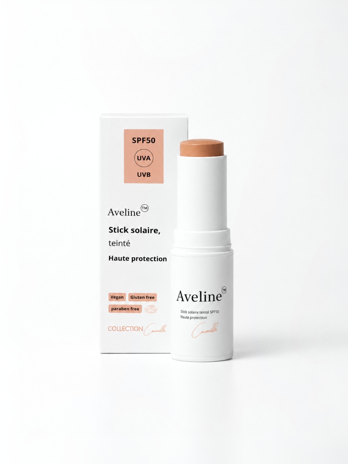 Stick solaire intense SPF 50, teinté