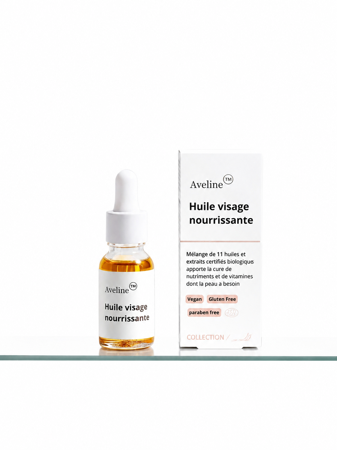 Huile visage nourrissante